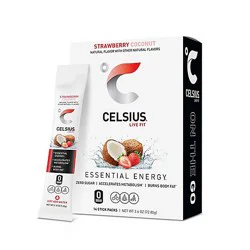 Celsius Powder Strawberry Coconut 14ct - 14 Ct