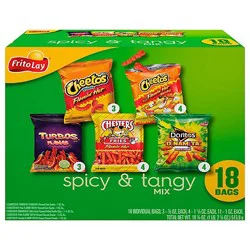 Frito Lay Spicy & Tangy Variety Pack - 18 Count