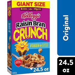 Kellogg's Raisin Bran Cereal Crunch 24.5oz - 24.5 Oz