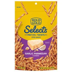 Rold Gold Selects Preztel Twists Oven Baked Garlic Parmesan - 16 Oz