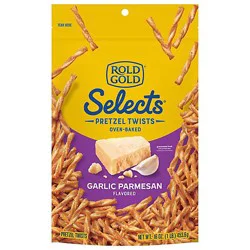 Rold Gold Selects Preztel Twists Oven Baked Garlic Parmesan - 16 Oz