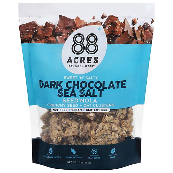slide 1 of 1, 88 Acres Seednola Choc Sea Salt - 10 Oz, 10 oz