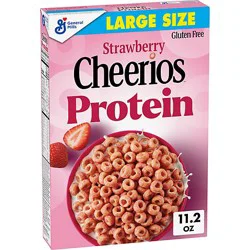 Cheerios Protein Strawberry Large Size Breakfast Cereal - 11.2 Oz