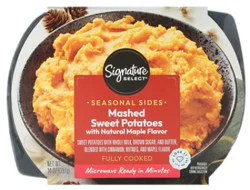 Signature Select Mashed Sweet Potato W/maple Flavor - 14 Oz