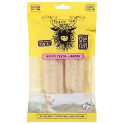 Yellow Yak Dog Treat Yak Dental Bacon - 4 Oz