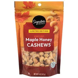 Signature Select Cashews Maple Honey 5 Oz - 5 Oz