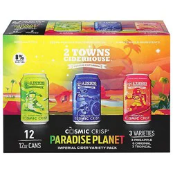 2 Towns Cosmic Paradise Planet Variety - 12-12 Fl. Oz. In Cans - 12-12fz