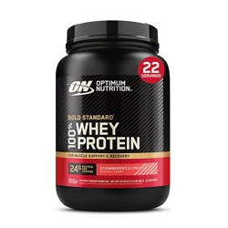 On Gold Standard Strawberry Whey Powder - 1.7 Lb