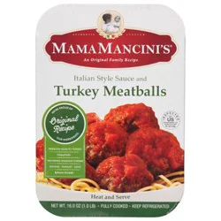 Mama Mancini Turkey Meatballs - 16 Oz
