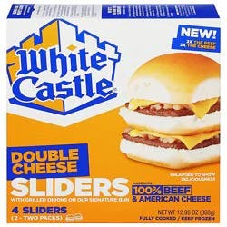 White Castle Double Cheese Sliders, 12.98 Oz, 4 Pack - 12.98 Oz