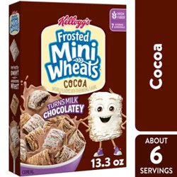Kelloggs Mini Wheats Cereal Cocoa 13.3oz - 13.3 Oz