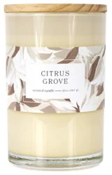 Overjoyed Boutiqe Glass Candle Tan - 20oz