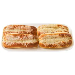 Asiago Cheese Sub Rolls 6 Inch 4 Count - Ea