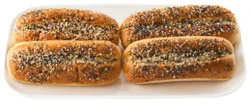 Everything Sub Rolls 6 Inch 4 Count - Ea