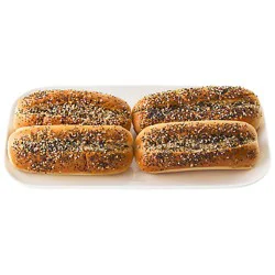 Everything Sub Rolls 6 Inch 4 Count - Ea