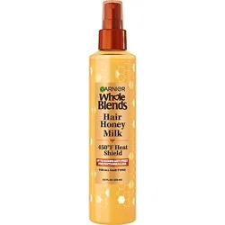 Garnier Whole Blends Hair Honey Milk 450f Heat Shield Spray Anti-Frizz - 8.5 Fl. Oz.