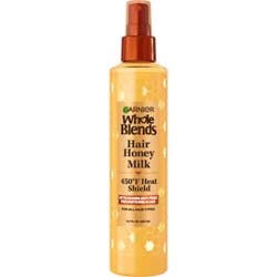 Garnier Whole Blends Hair Honey Milk 450f Heat Shield Spray Anti-Frizz - 8.5 Fl. Oz.