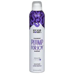Not Your Mothers Plump For Joy Hairspray - 9.7 Oz