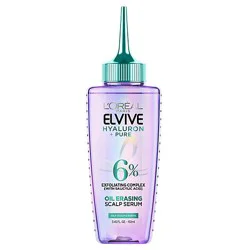 Loreal Paris Elvive Hyaluron Pure Oil Erasing Serum For Oily Hair - 3.45 Fz