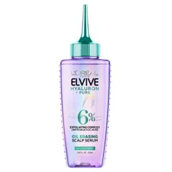 Loreal Paris Elvive Hyaluron Pure Oil Erasing Serum For Oily Hair - 3.45 Fz