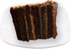 Colossal Chocolate Caramel Sea Salt Cake Slice - Ea