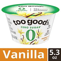 Too Good Zero Sugar Madagascar Vanilla, 5.3 Oz - 5.3 Oz