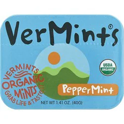 Vermints Candy Peppermint Organic - 1.41 Oz