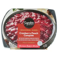Signature Select Cranberry Peach Compote - 12 Oz