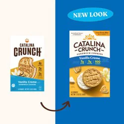 Catalina Crunch Vanilla Creme Sandwich Cookies - 5.92 Oz