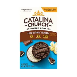 Catalina Crunch Chocolate Vanilla Sandwich Cookies - 5.92 Oz