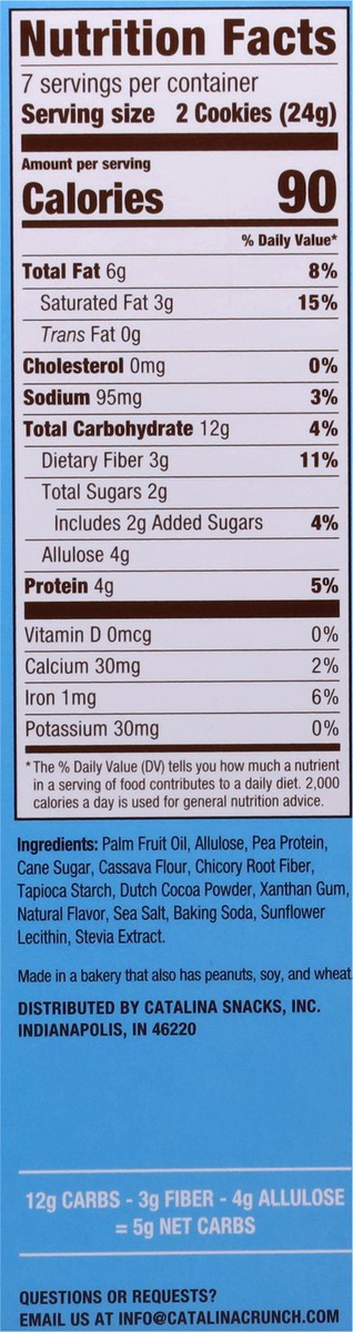 slide 11 of 17, Catalina Crunch Chocolate Vanilla Sandwich Cookies - 5.92 Oz, 5.92 oz