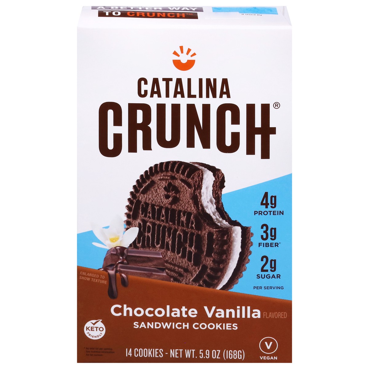 slide 3 of 17, Catalina Crunch Chocolate Vanilla Sandwich Cookies - 5.92 Oz, 5.92 oz