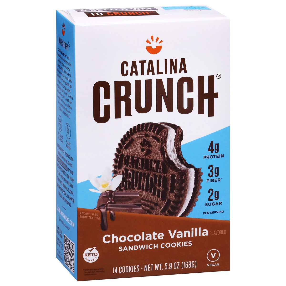 slide 4 of 17, Catalina Crunch Chocolate Vanilla Sandwich Cookies - 5.92 Oz, 5.92 oz
