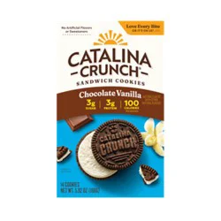 Catalina Crunch Chocolate Vanilla Sandwich Cookies - 5.92 Oz