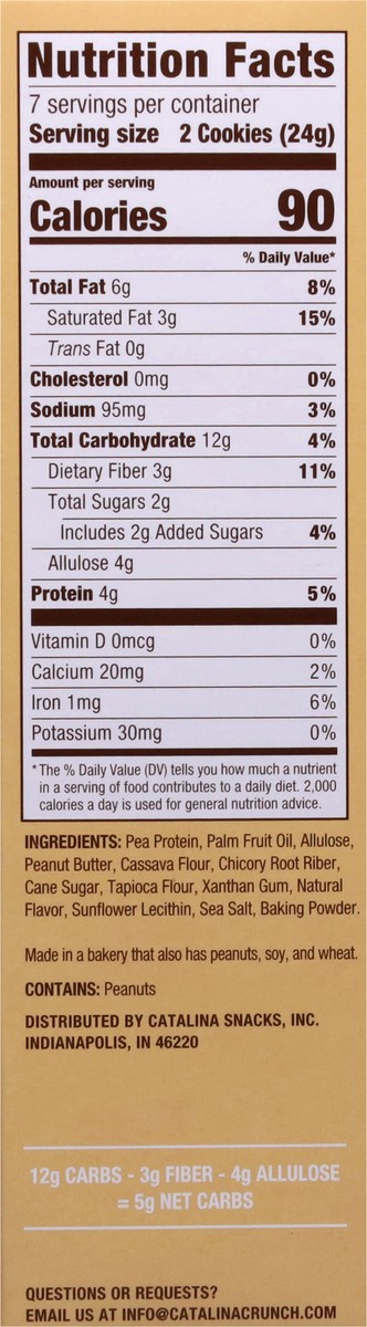 slide 6 of 16, Catalina Crunch Peanut Butter Sandwich Cookies - 5.92 Oz, 5.92 oz