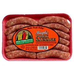 New York Style Sausage Company Maple Pork Sausage 12 Oz - 12 Oz