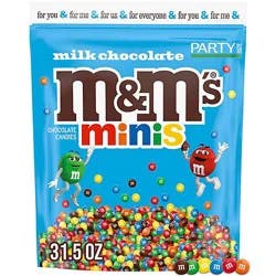 M&ms Minis Milk Chocolate Stand Up Pouch 31.5 Ounces Per Bag - 31.5 Oz