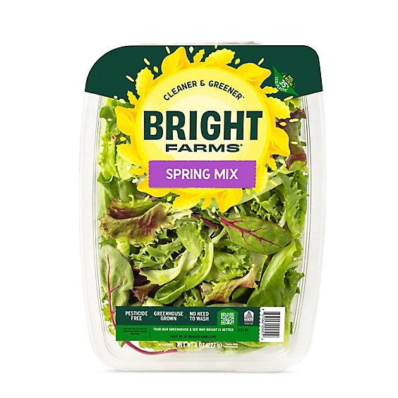 slide 1 of 1, Bright Farms Spring Mix - 8 Oz, 8 oz