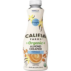 Califia Organic Almond Organic-Vanilla - 25.4 Oz