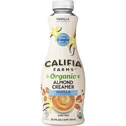 Califia Organic Almond Organic-Vanilla - 25.4 Oz