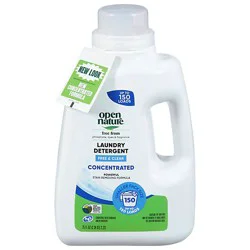 Open Nature Liquid Laundry Detergent Free & Clear 75 Fluid Ounce - 75 Fz
