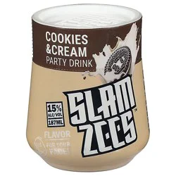 Slamzees Cookies And Cream 187 Ml Wine - 187 Ml