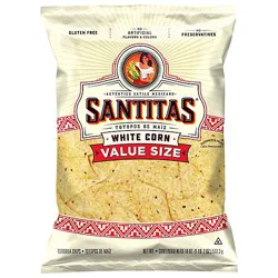 Santitas Tortilla Chips White 18oz - 18 Oz