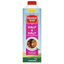 Meadow Gold Half & Half Quart - 1 Qt