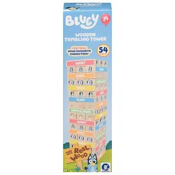 Moose Bluey Wood Tumbling Towr - Ea