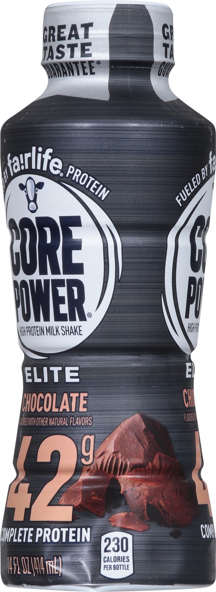 slide 5 of 13, Core Power Protein Chocolate Elite 42g Bottle - 14 Oz, 14 fl oz