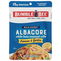 Bumble Bee Lemon Garlic Albacore Tuna In Water 2.5oz Pouch - 2.5 Oz