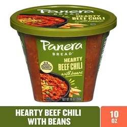 Panera Bread Hearty Beef Chili With Beans Soup Cup - 10 Oz