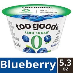 Too Good Zero Sugar Blueberry 5.3oz - 5.3 Oz