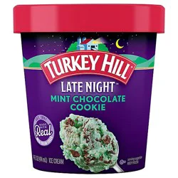 Turkey Hill Late Night Mint Cookie 14 Fz - 14 Fz